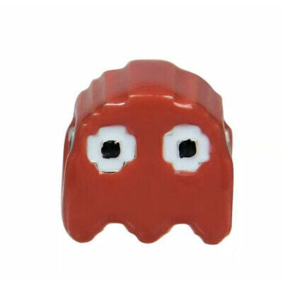 Red Enamel PACMAN Ghost Bead Charm