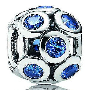 Blue Crystal Whimsical Lights Charm