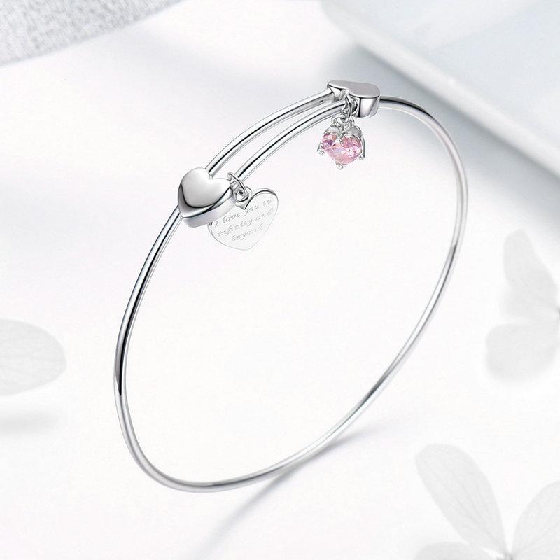 "I love you to Infinity and beyond" Adjustable Bracelet