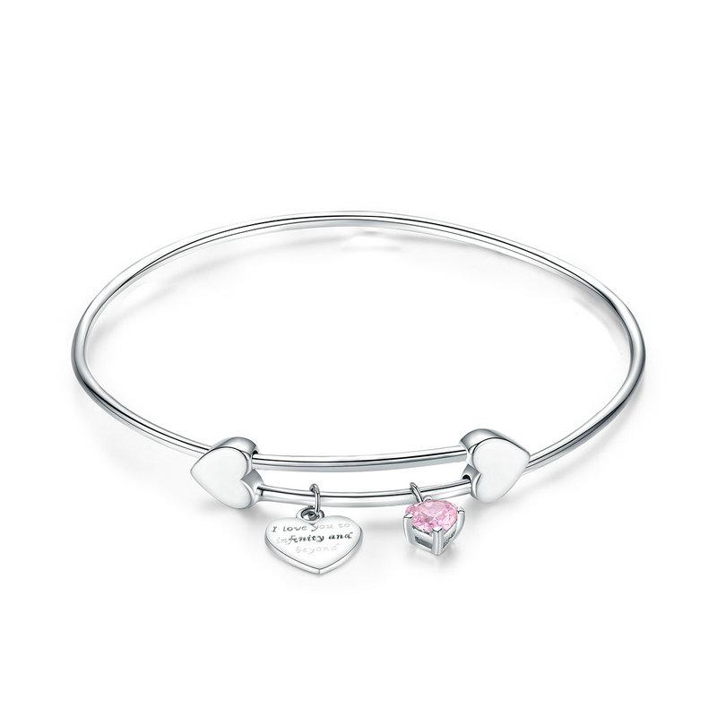 "I love you to Infinity and beyond" Adjustable Bracelet