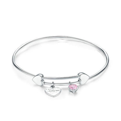 "I love you to Infinity and beyond" Adjustable Bracelet