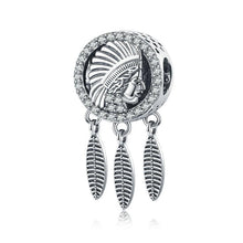 Load image into Gallery viewer, 925 STERLING SILVER CHARM BEADS DIY JEWELRY PENDANTS