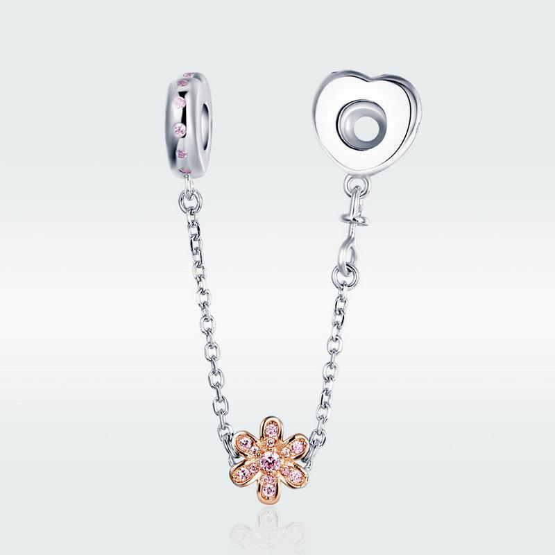 SHINING ZIRCON LOVE FLOWER BRACELETS CHAIN