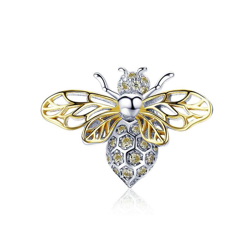 Gold PLATED Queen Bee Bead/Stopper Charm