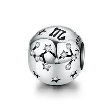 Load image into Gallery viewer, 925 Sterling Silver Constellation/Zodiac Bead Charm