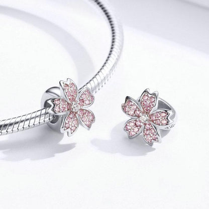 Cherry Blossom Pink CZ Spacer/Stopper