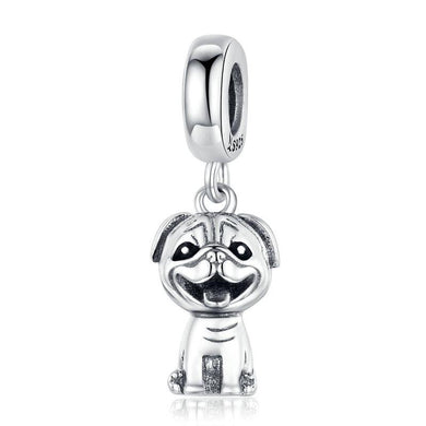 925 Sterling Silver My Little Dog Dangle Charm