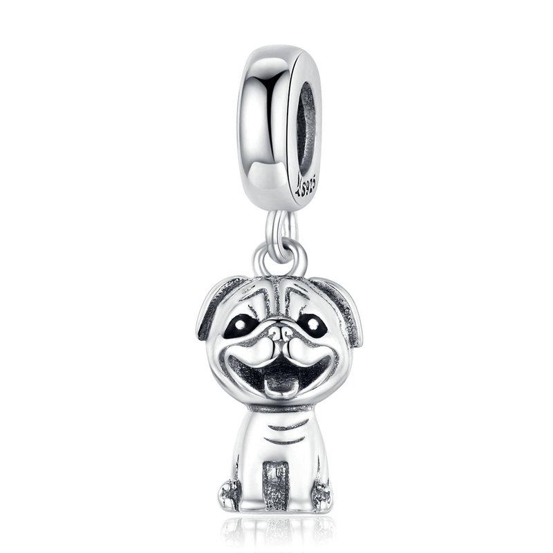 925 Sterling Silver My Little Dog Dangle Charm