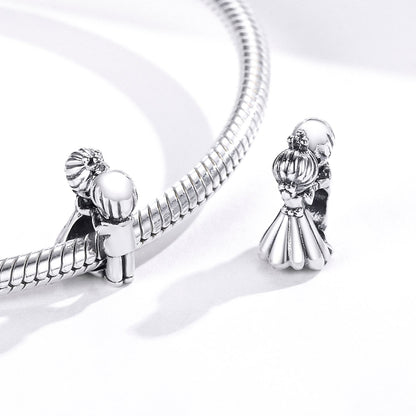 Wedding Dance Couple Bead Charm