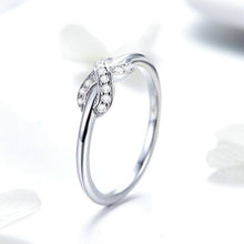 Load image into Gallery viewer, 925 Sterling Silver Clear CZ Infinity Ring