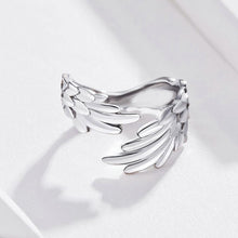 Load image into Gallery viewer, 925 Sterling Silver Guardian Angel Wings Adjustable Wrap Ring
