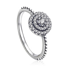 Load image into Gallery viewer, 925 Sterling Silver Classic Halo Ring
