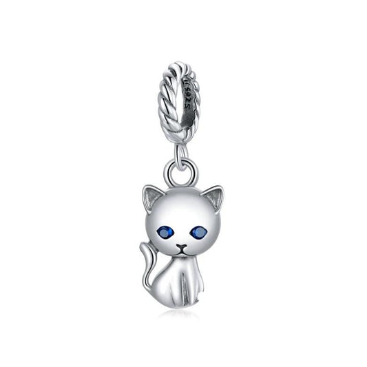 Tiny Cat Pandora ME Dangle Charm