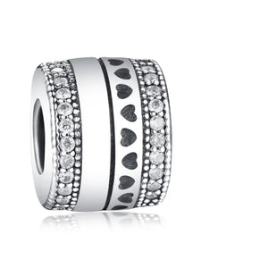 Copy of 925 Sterling Silver Radiant White CZ Spacer