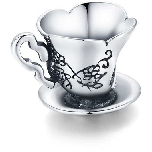 Dainty Tea Cup Bead Charm