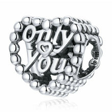 Load image into Gallery viewer, 925 Sterling Silver Only You Bead Charm