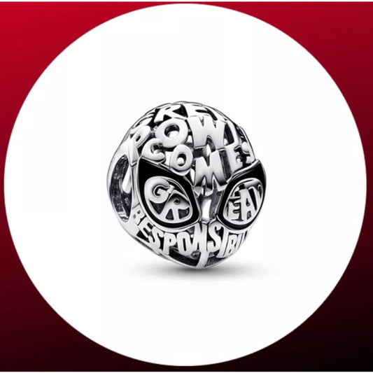 Spiderman Head Bead Charm