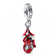 Load image into Gallery viewer, 925 Sterling Silver Hanging Spiderman Dangle Charm