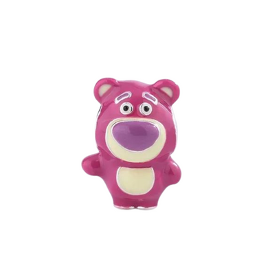 925 Sterking Silver Pink Toy Story Bear Charm