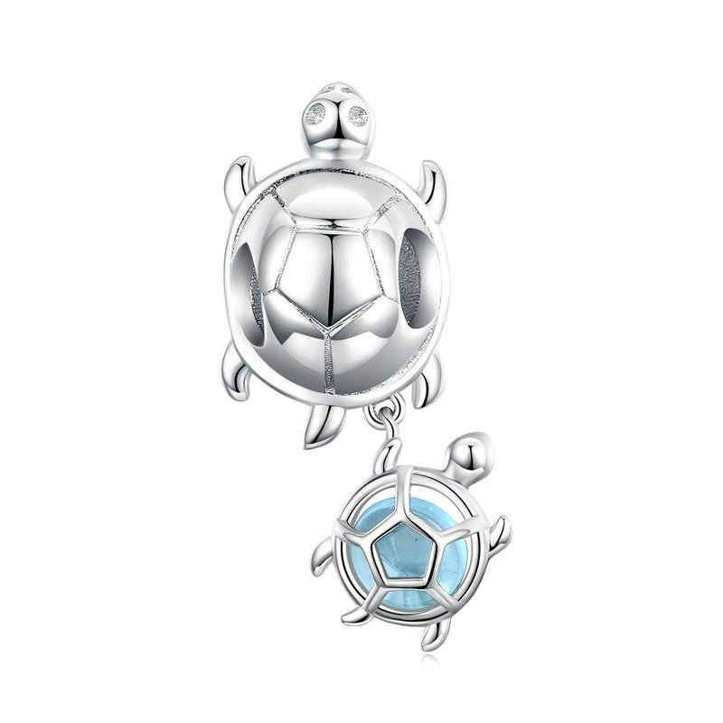 Turtle And Baby Bead Charm