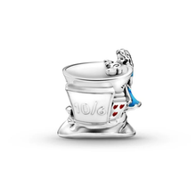 Load image into Gallery viewer, 925 Sterling Silver Alice in Wonderland Mad Hatter&#39;s Tea Party Bead Charm