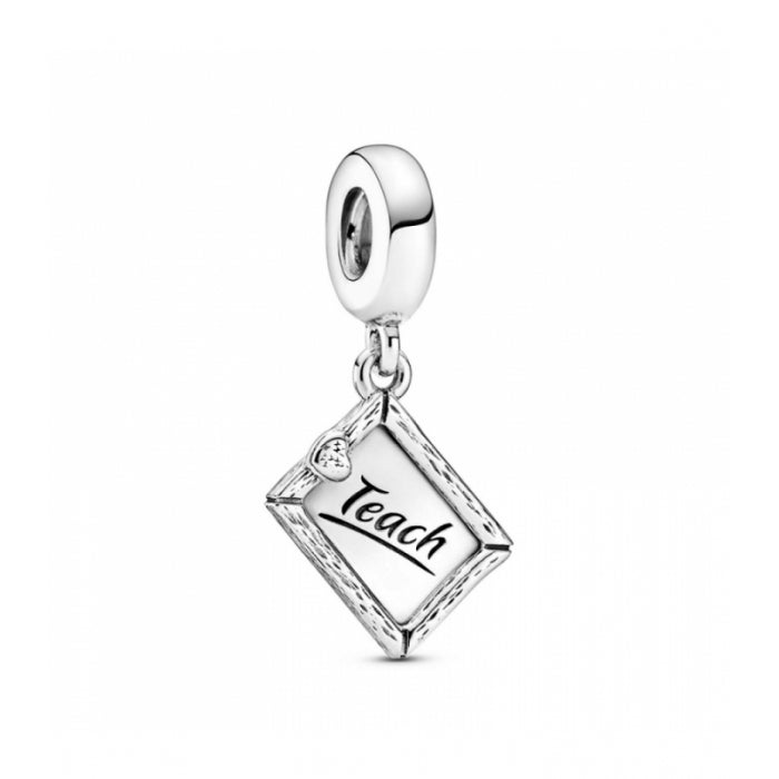 925 Sterling Silver Teach with Love Charm