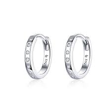 Cz Hoop earrings