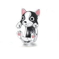 Hanging Puppy Bead Charm