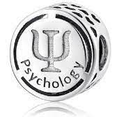 925 Sterling Silver Psychology Bead Charm
