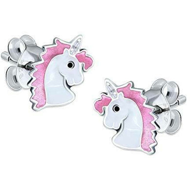 925 sterling silver Unicorn Stud earrings