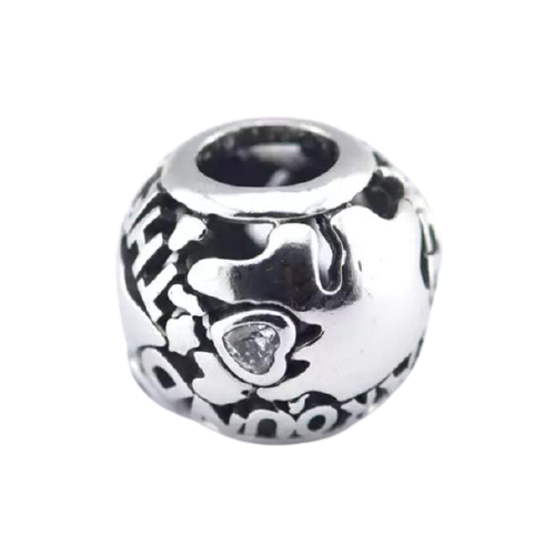 All Around the World Bead Openwork Charm