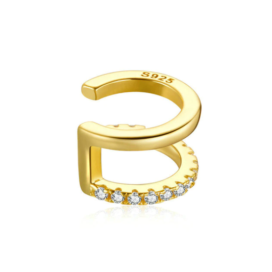 Double Loop CZ Ear CUFFS