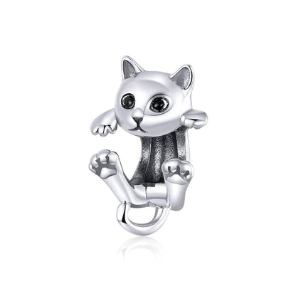 Hanging Cat Bead Charm