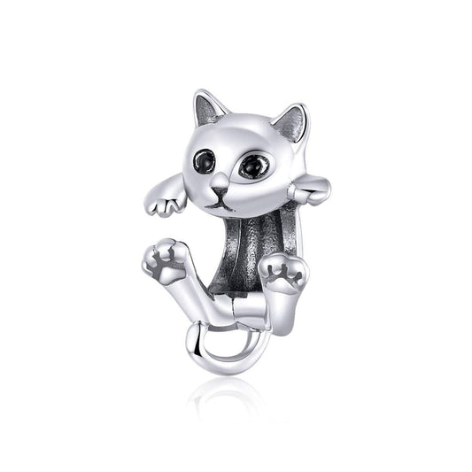 Hanging Cat Bead Charm