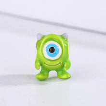 Load image into Gallery viewer, 925 Sterling Silver MIKE Monster Inc Green Enamel Bead Charm