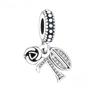 925 Sterling Silver 70 Years Dangle Charm