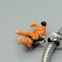 Load image into Gallery viewer, 925 Sterling Silver Lion King SCAR Enamel Dangle Charm