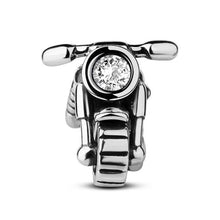 Load image into Gallery viewer, 925 Sterling Silver Motorbike Bead Charm