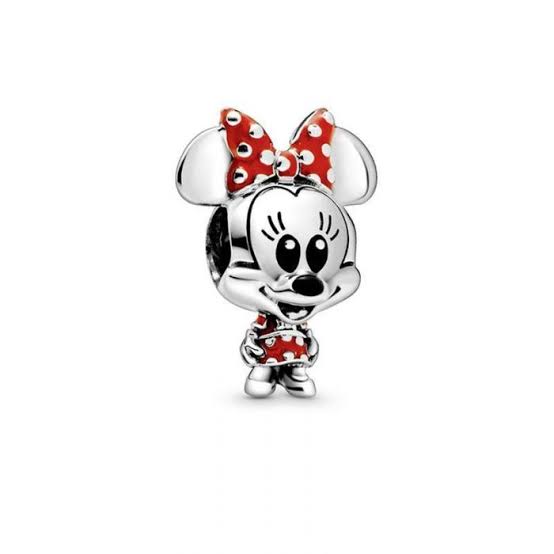 925 Sterling Silver Disney Babies Series MINNIE MOUSE Bead Charm