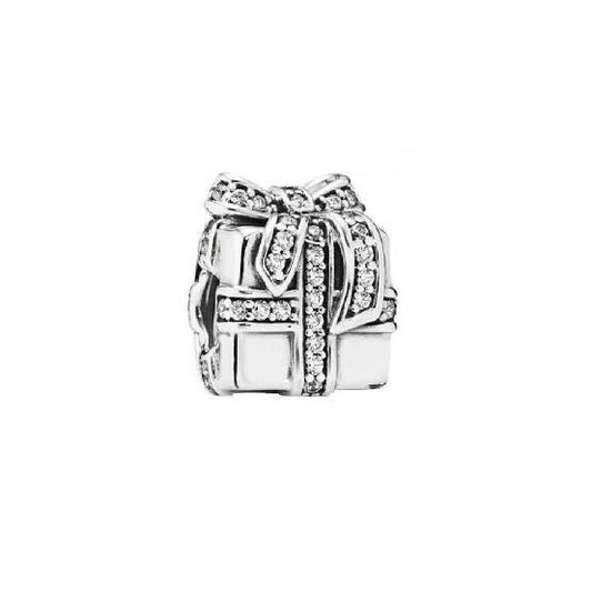 Christmas Gift Box Bead Charm
