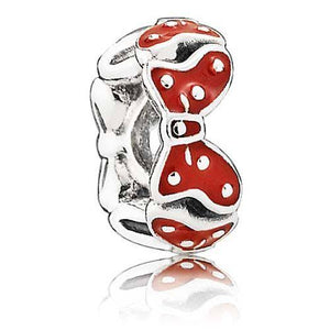 925 Sterling Silver Minnie Bow Spacer