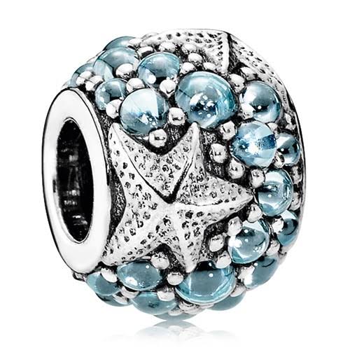 Starfish Ocean Drops Bead Charm