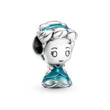 925 Sterling Silver Princess Cinderella Bead Charm