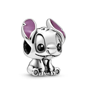 925 Sterling Silver Disney Babies Series LILO AND STITCH Bead Charm