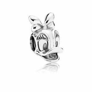 925 Sterling Silver Daisy Duck Bead Charm