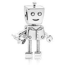 925 Sterling Silver Romantic Bot Dangle Charm