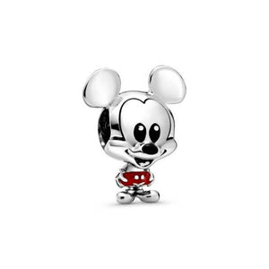 925 Sterling Silver Disney Babies Series MICKEY MOUSE Bead Charm