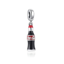 Load image into Gallery viewer, 925 Sterling Silver Coca Cola Dangle Charm