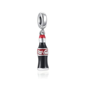 925 Sterling Silver Coca Cola Dangle Charm
