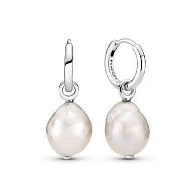 925 Sterling Silver Imitation Pearl Earrings